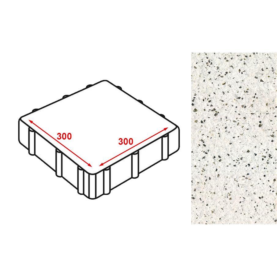 Плитка тротуарная выбор квадрум (квадрат) в. 1. К. 10 искусственный камень шунгит 300х300 75
