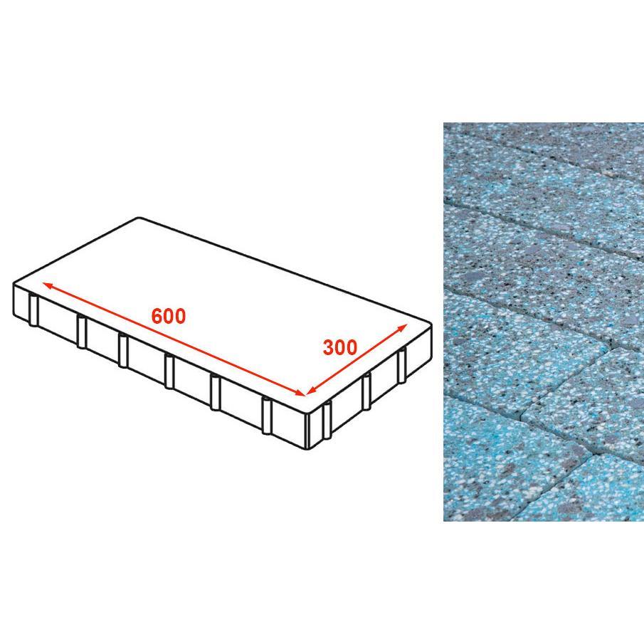 Плитка тротуарная выбор прямоугольник (ла-линия) в. 5. П. 10 листопад гладкий антрацит 300х600х100 29
