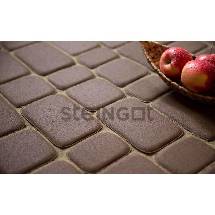 Плитка тротуарная steingot моно, классика, коричневый, толщ. 60 115х86 6