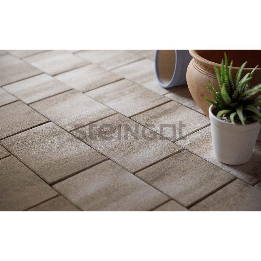 Плитка тротуарная steingot моно, прямоугольник, с фаской 5х5, серый, 100х200х60 81
