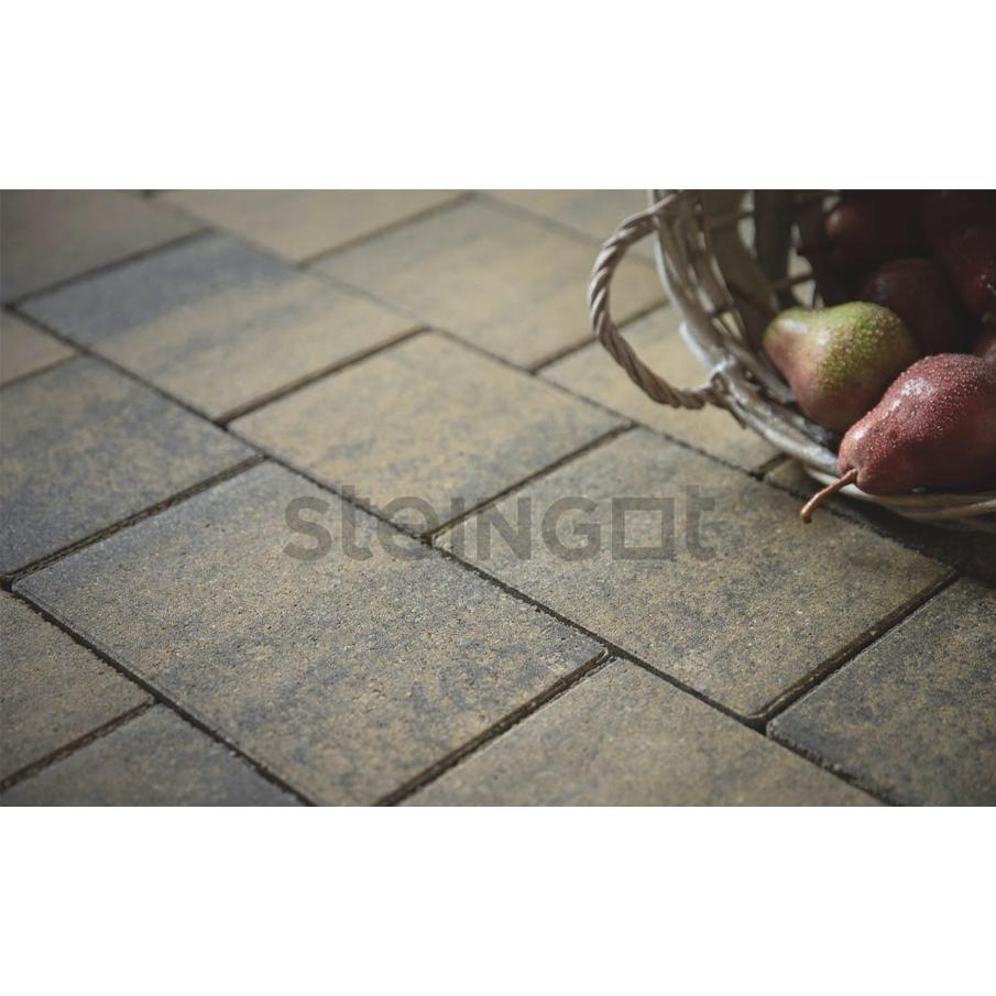 Плитка тротуарная готика granite ferro, квадрат, исетский 100х100х80 27