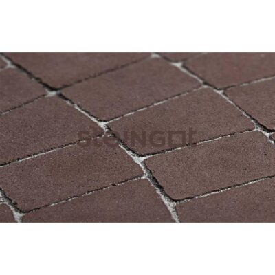 Плитка тротуарная steingot моно, прямоугольник, фаска 1,5х1,5 коричневый, 100х200х60 5