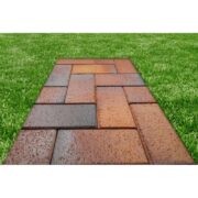 Плитка тротуарная выбор квадрат (ла-линия) а. 3. К. 4 гладкий коричневый 100х100х40 47