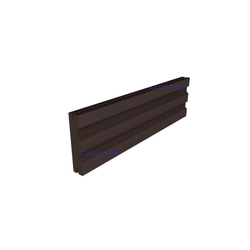 Клинкерная плитка для вентилируемого фасада paradyz natural brown (plain) 6,6x24,5х14 2