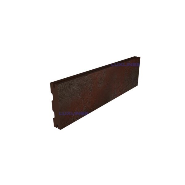 Клинкерная плитка для вентилируемого фасада paradyz semir grafit 6,6x24,5х14 8