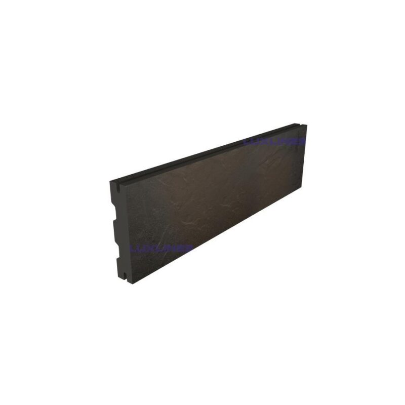 Клинкерная плитка для вентилируемого фасада paradyz semir grafit 6,6x24,5х14 1