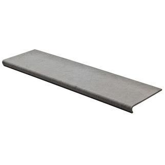 Ступень seranit riverstone floor grey matt с капиносом прямая 32,5х120 10