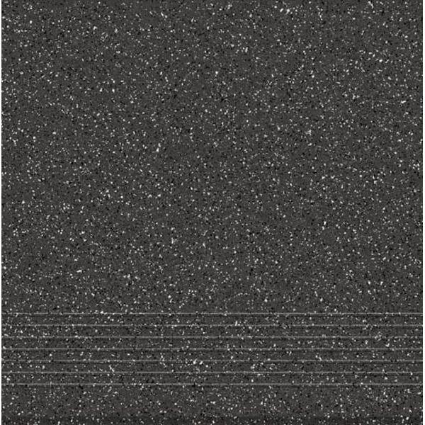 Ступень cersanit ml4a403d milton темно-серый с насечками прямая 29,8х29,8 25
