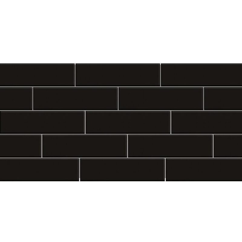 Paradyz scandiano nero flat плитка фасадная структурная 6,6x24,5 1