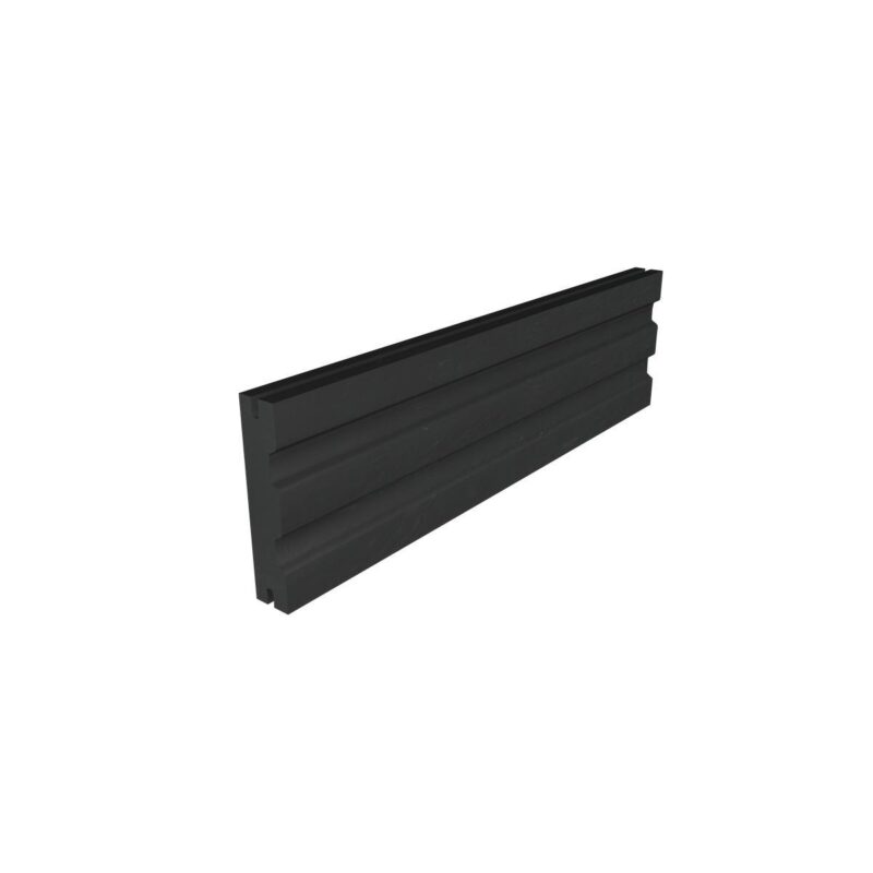 Клинкерная плитка для вентилируемого фасада paradyz scandiano nero 6,6x24,5х14 2